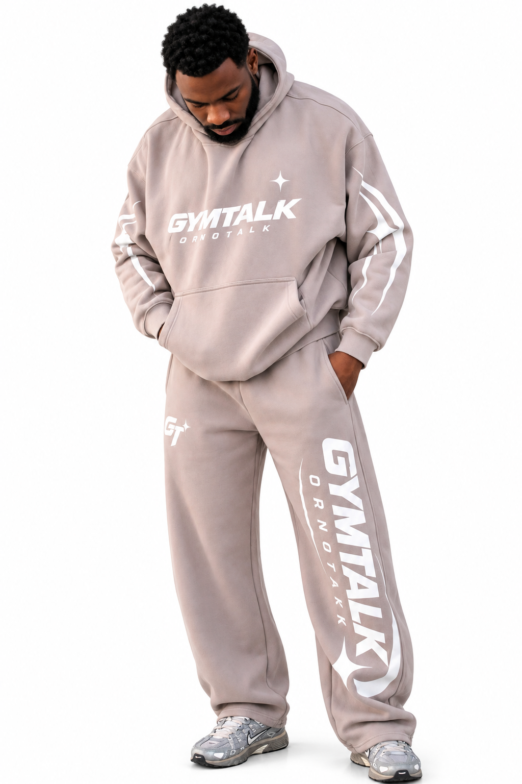 GYMTALK® Built Different Sweatpants