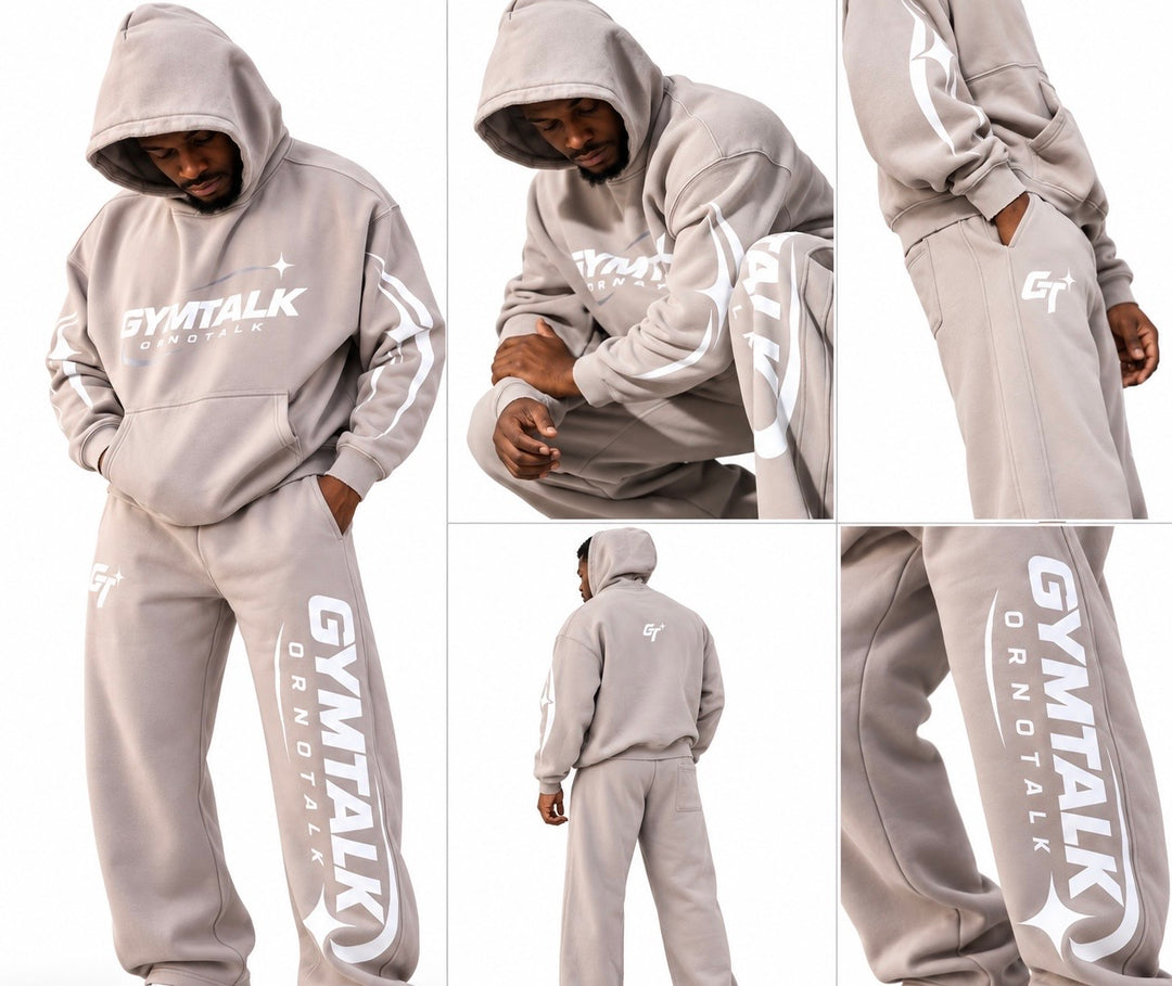GYMTALK® Built Different Sweatpants